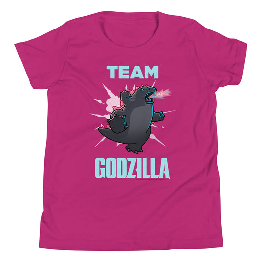 Godzilla x Kong: The New Empire Godzilla Toon Titan Kids T-shirt-0