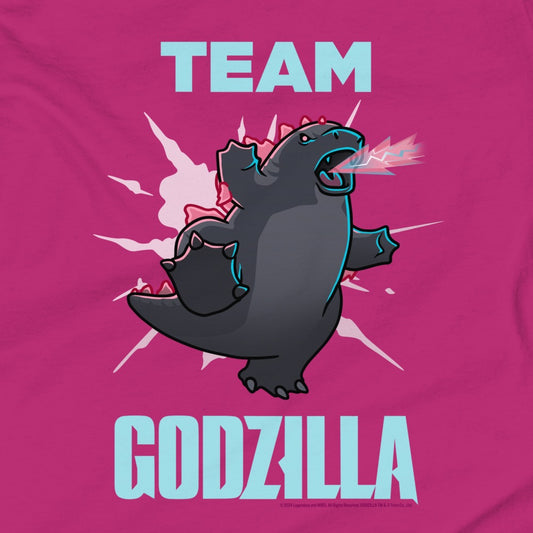 Godzilla x Kong: The New Empire Godzilla Toon Titan Kids T-shirt-2