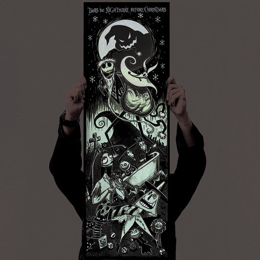 "Twas The Nightmare Before Christmas" Screen Print by Disney Artist, Tim Rogerson - Exclusive Limited Edition-1