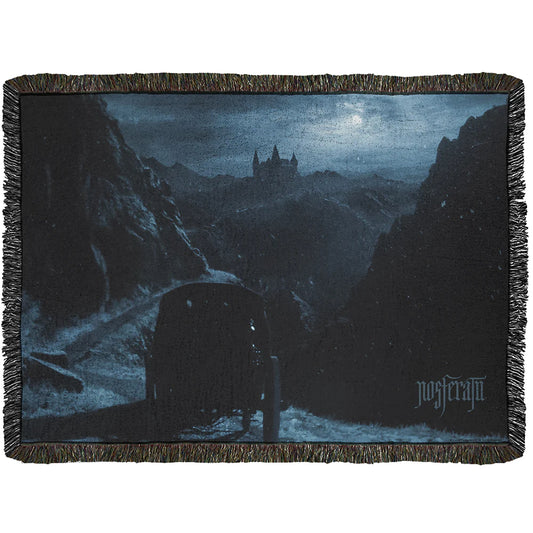 Nosferatu Castle Woven Blanket-1