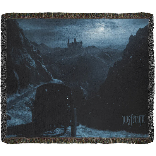 Nosferatu Castle Woven Blanket-0