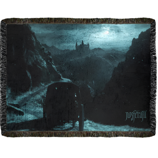 Nosferatu Castle Woven Blanket-2