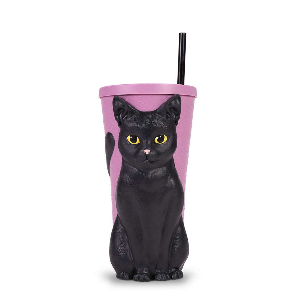 Practical Magic 2 Cat GRIPPR Cup front view showing feline design