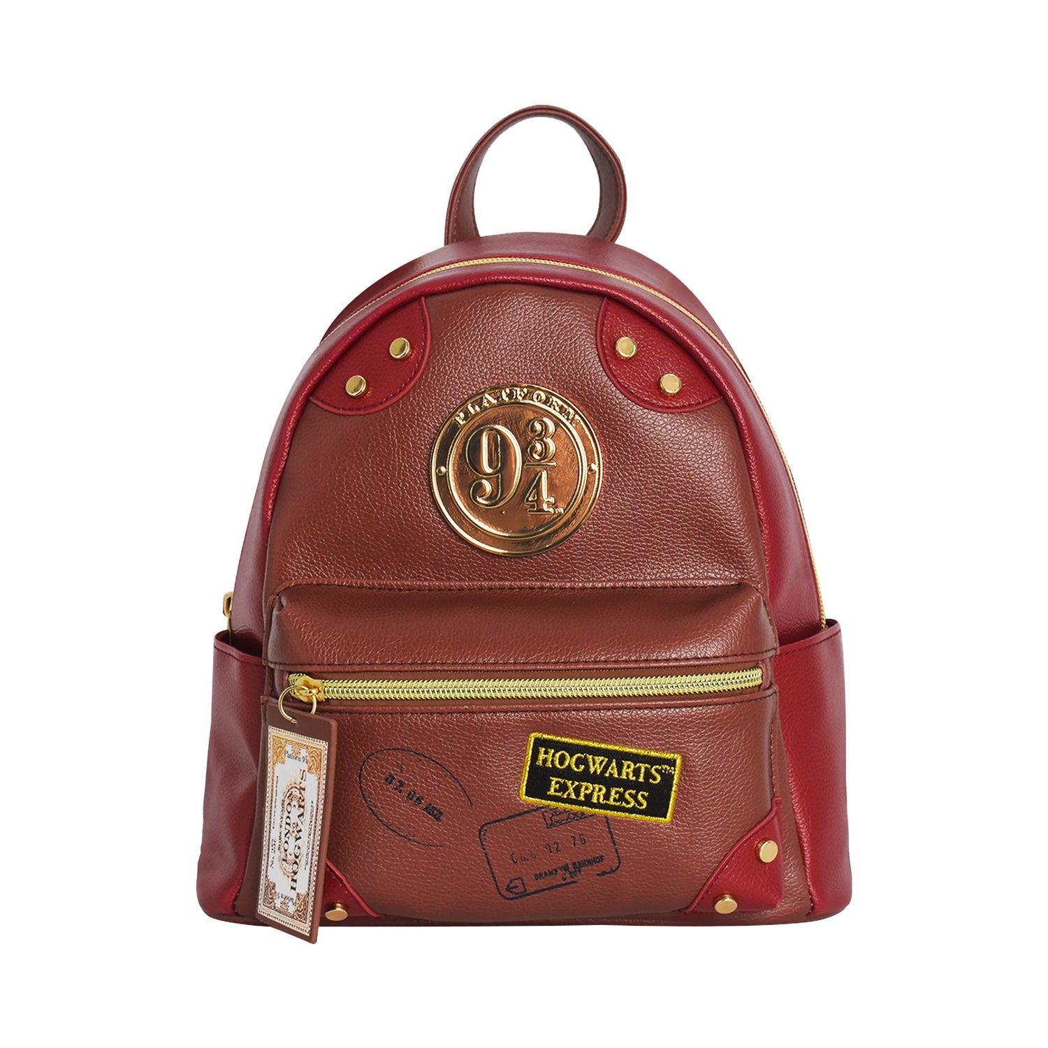 harry potter hogwarts mini backpack Spring Mini-Backpack Loungefly Finished with gold foil Loungefly Harry Potter Mini Backpack