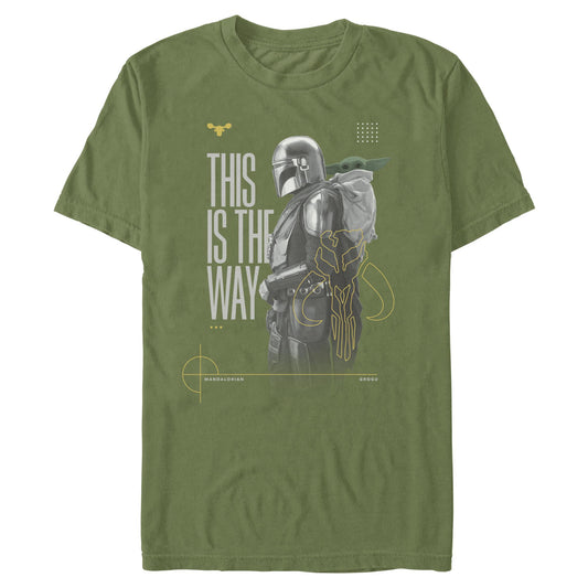 The Mandalorian and Grogu This Is The Way Mandalorian T-shirt-0