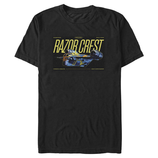 The Mandalorian and Grogu Razor Crest T-shirt-0