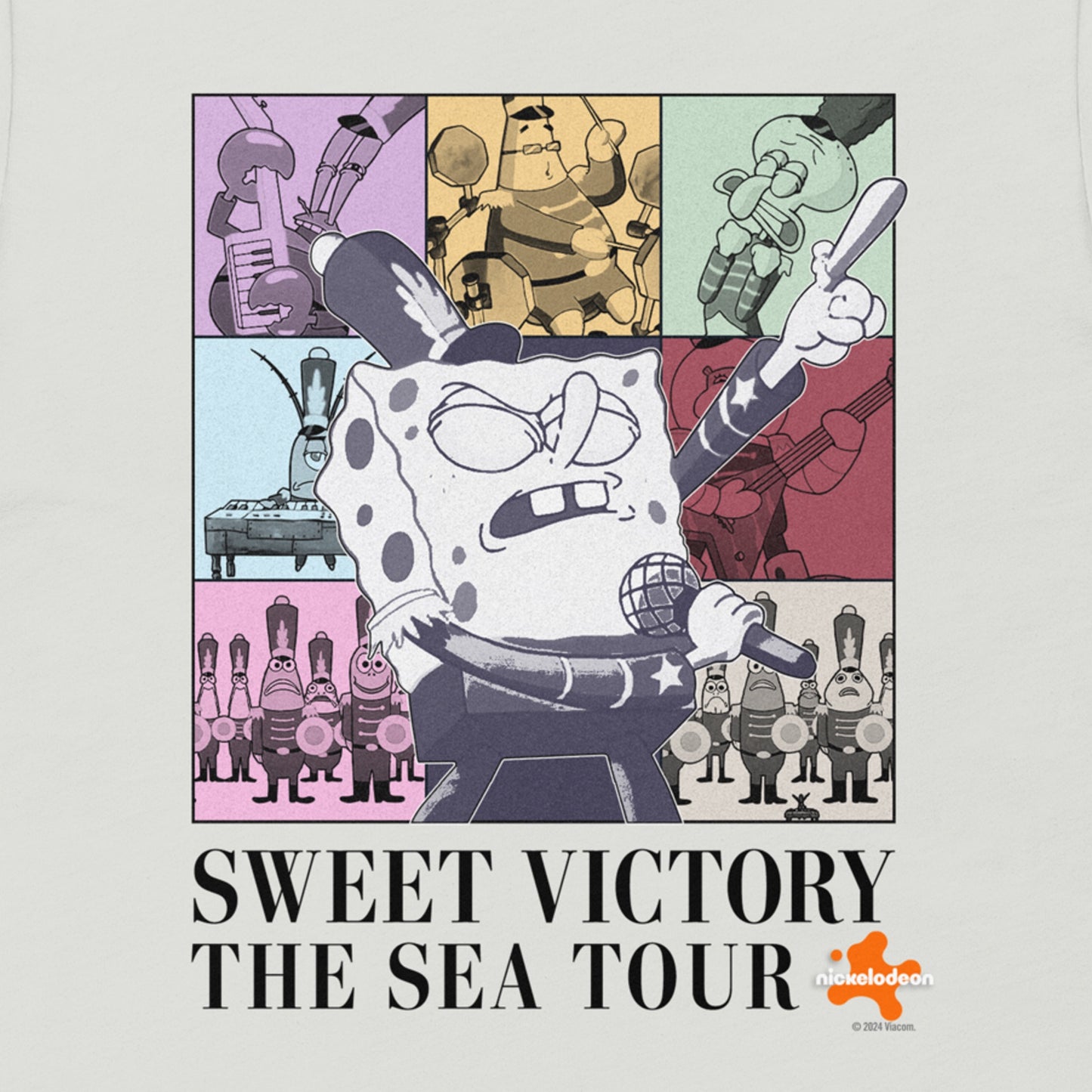 SpongeBob SquarePants Sweet Victory The Sea Tour T-Shirt