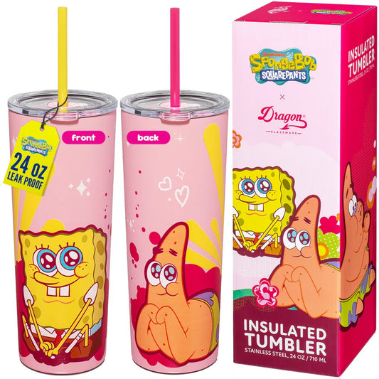 SpongeBob SquarePants Pink Tumbler - 24 oz-0