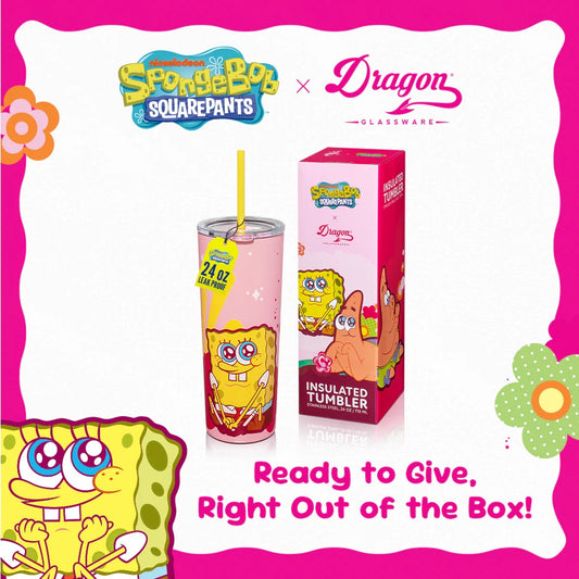 SpongeBob SquarePants Pink Tumbler - 24 oz-2