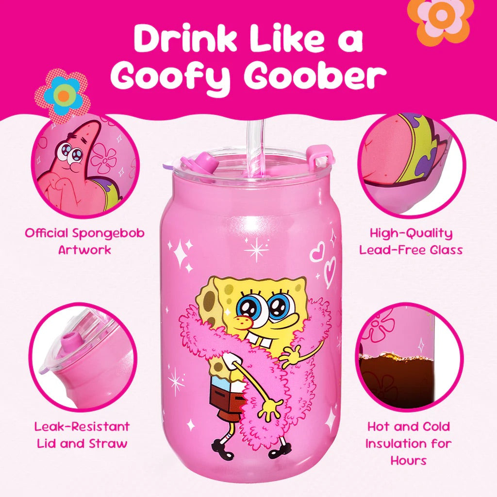 SpongeBob SquarePants Drinking Glasses - Pink