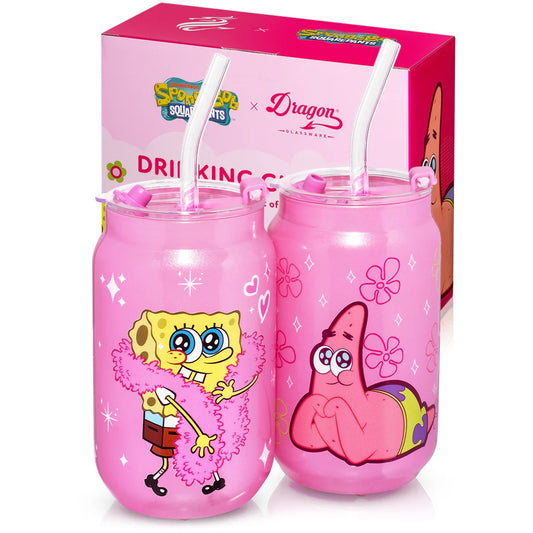 SpongeBob SquarePants Drinking Glasses - Pink-0
