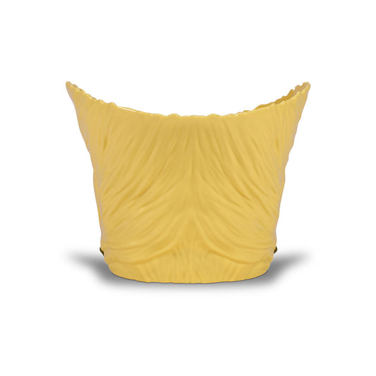 Side view of the Guile Hair popcorn bucket highlighting the textured hair design-4