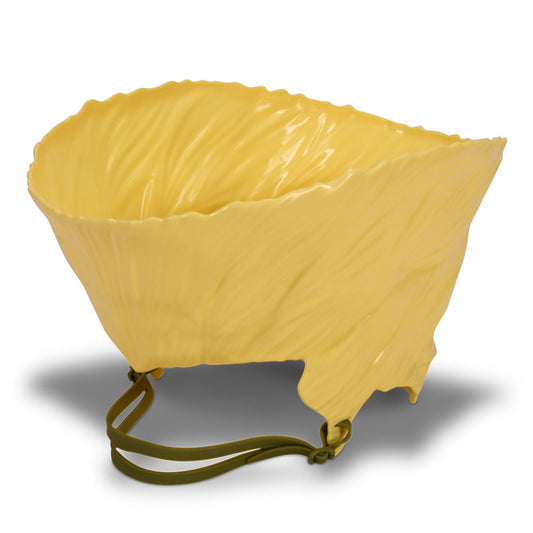 Side view of the Guile Hair popcorn bucket highlighting the textured hair design-0