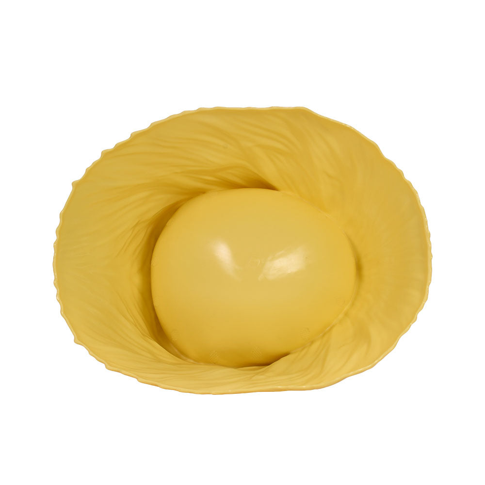Back view of the Guile Hair popcorn bucket showing the sleek molded plastic contours