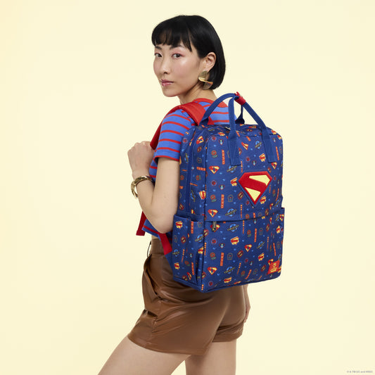 SUPERMAN (2025 Movie) Nylon Full-size Backpack-5