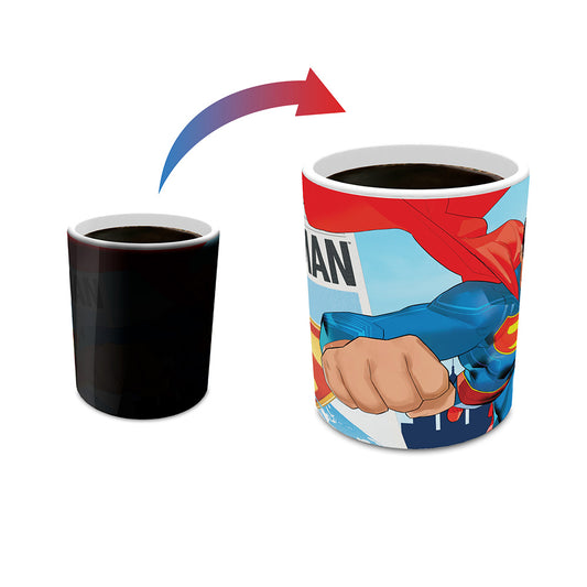 SUPERMAN (2025 Movie) A Man Can Fly Morphing Mugs® Heat-Sensitive Mug-2