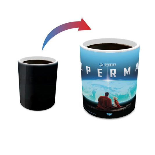 SUPERMAN (2025 Movie) Superman & Krypto Morphing Mugs® Heat-Sensitive Mug-0