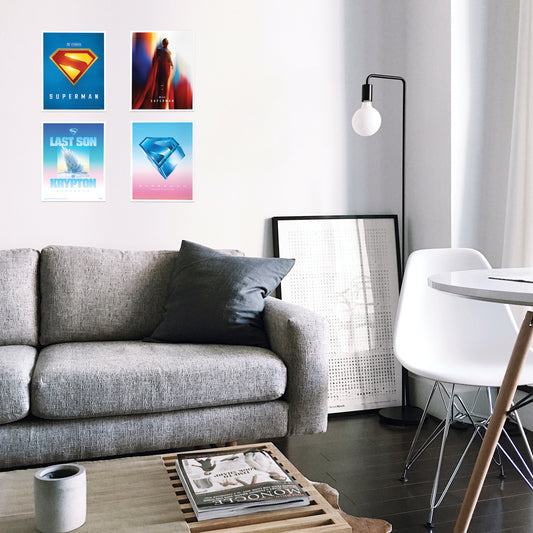 SUPERMAN (2025 Movie) Last Son of Krypton TrendyPrint™ Wall Art Set-4
