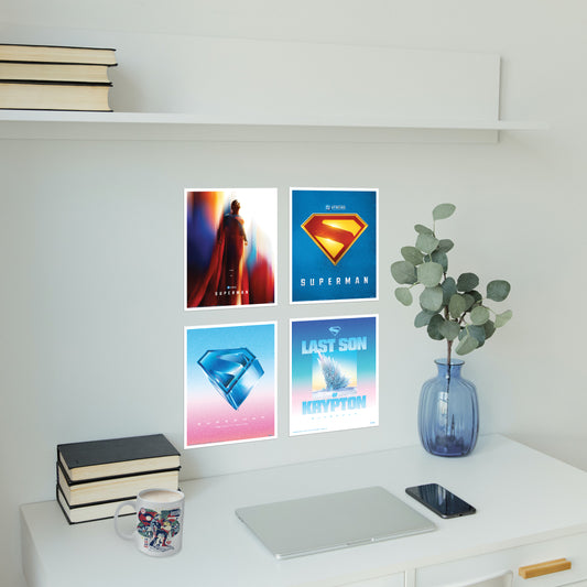 SUPERMAN (2025 Movie) Last Son of Krypton TrendyPrint™ Wall Art Set-5