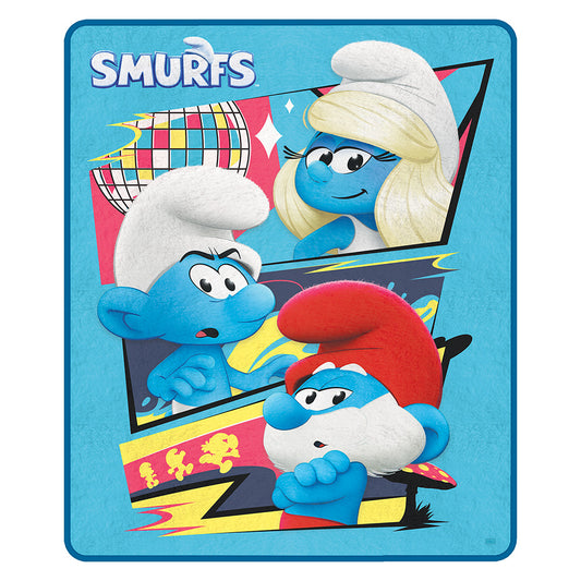 The Smurfs Movie Blanket-0