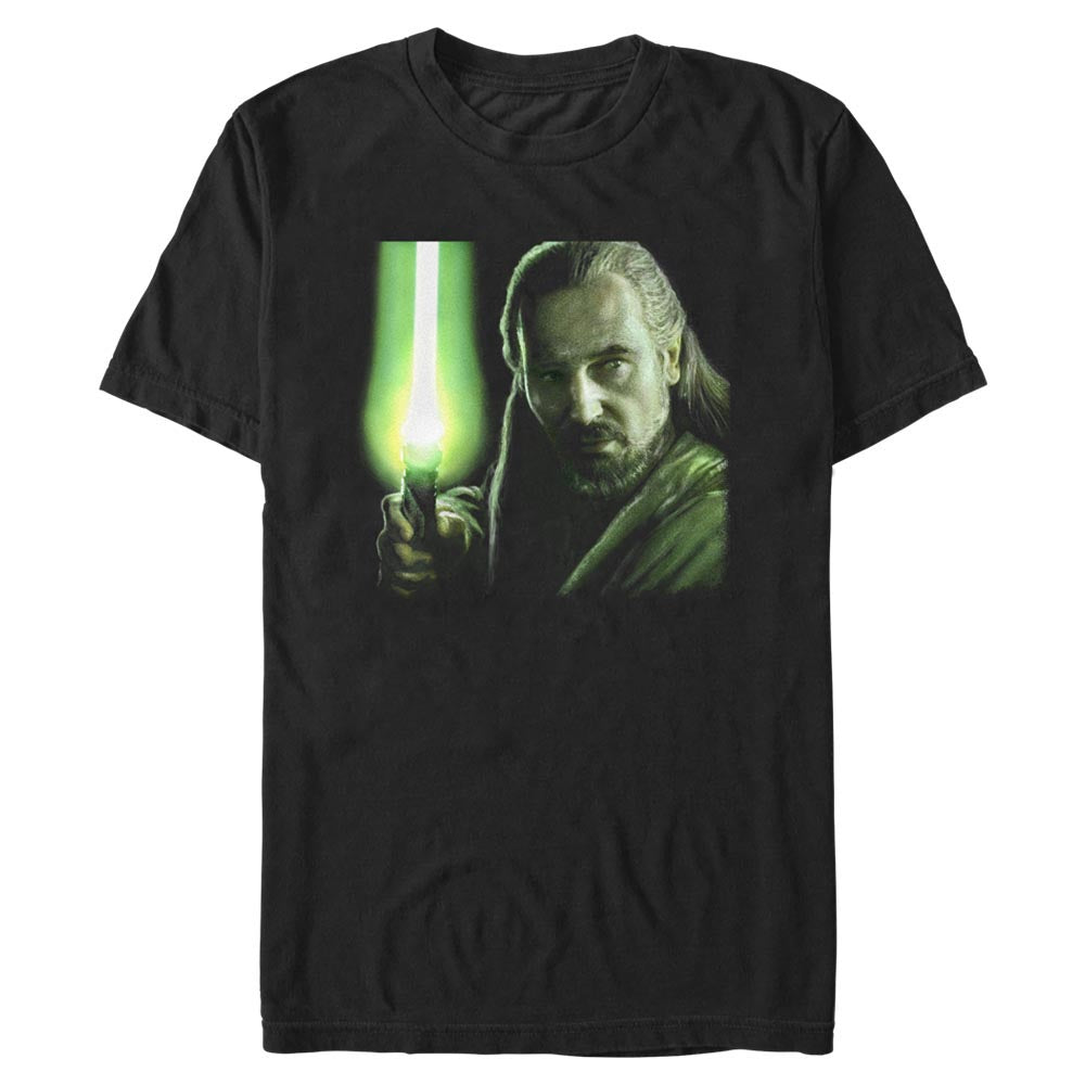 Star Wars 25th Anniversary The Phantom Menace Jedi Master Jinn T-shirt