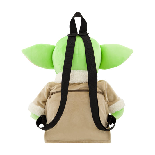 Star Wars Grogu plush backpack showing character face and ears-1