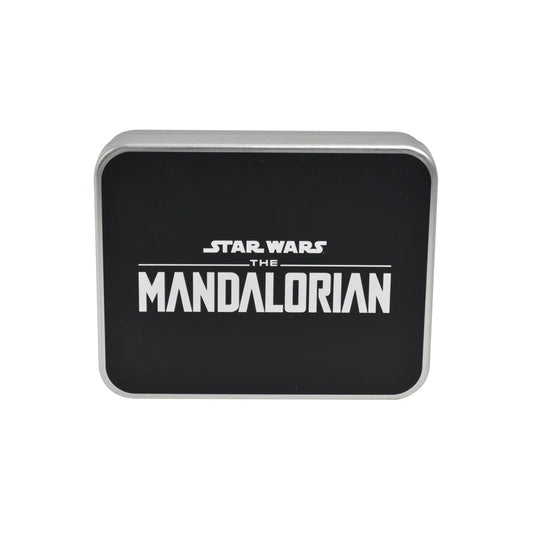 Disney Star Wars Grogu Wallet, The Mandalorian Slim Bifold Wallet with Decorative Tin Case Unisex-4