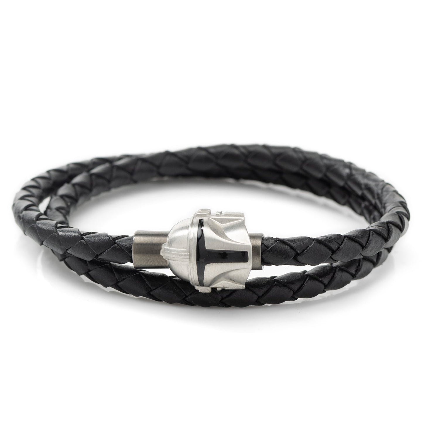 Star Wars Mandalorian Helmet Double Wrap Bracelet