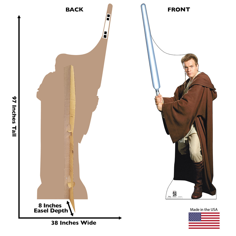 Star Wars 25th Anniversary The Phantom Menace Obi-Wan Kenobi™ Standee