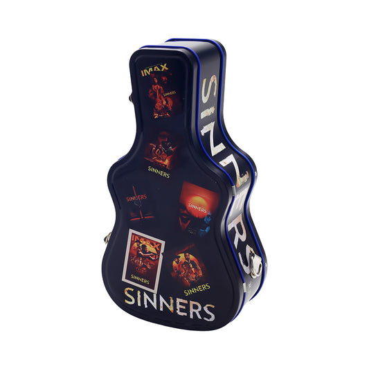 Sinners 72 oz Guitar Shaped Popcorn Tin-3-0