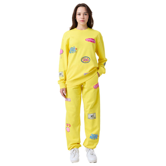 Clueless Graphic Crewneck Yellow-4