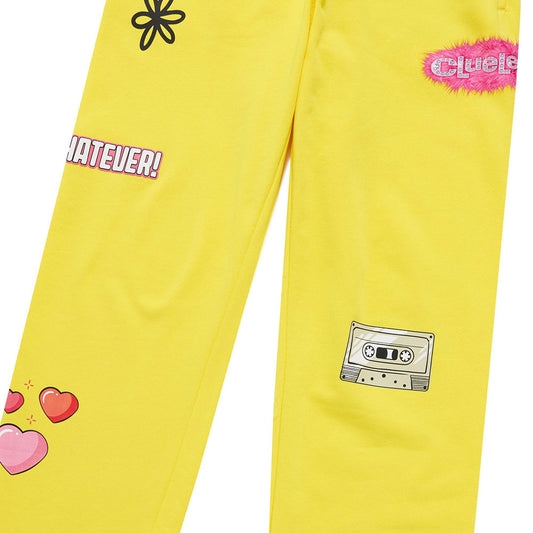 Clueless Graphic Crewneck & Sweatpants Set-13