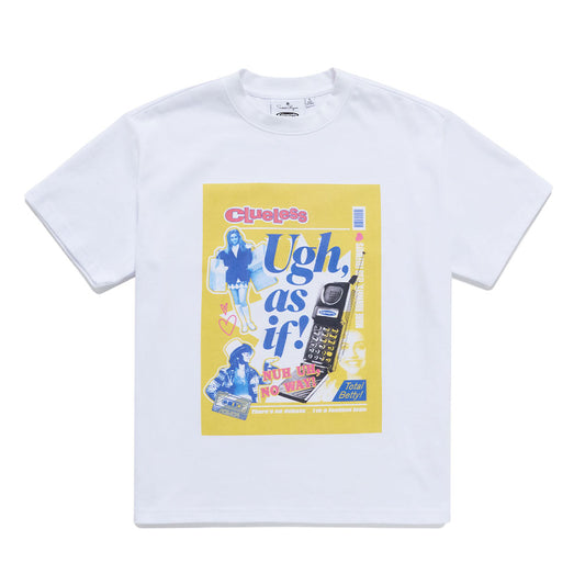 Clueless Ugh, As If Oversized T-Shirt White-0