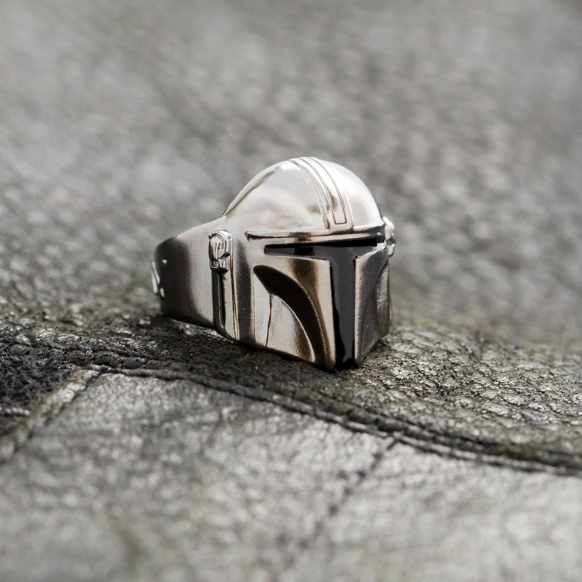 Lifestyle shot of the unisex jewelry piece.