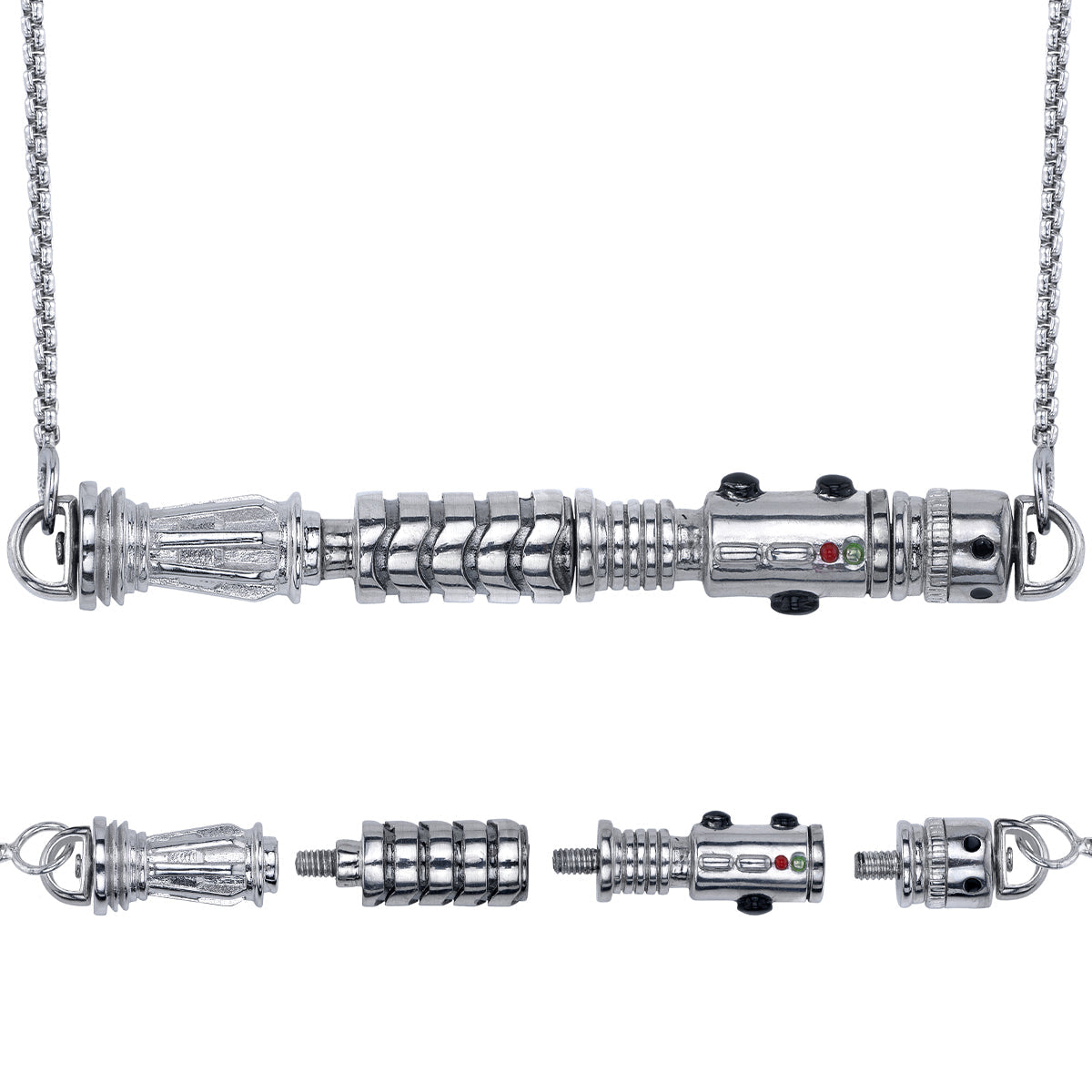 Star Wars x RockLove Elemental Nature Lightsaber Workshop Necklace unassembled components