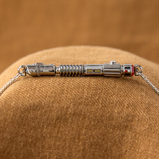 Star Wars x RockLove Power and Control Lightsaber Workshop Necklace in collector box.-4