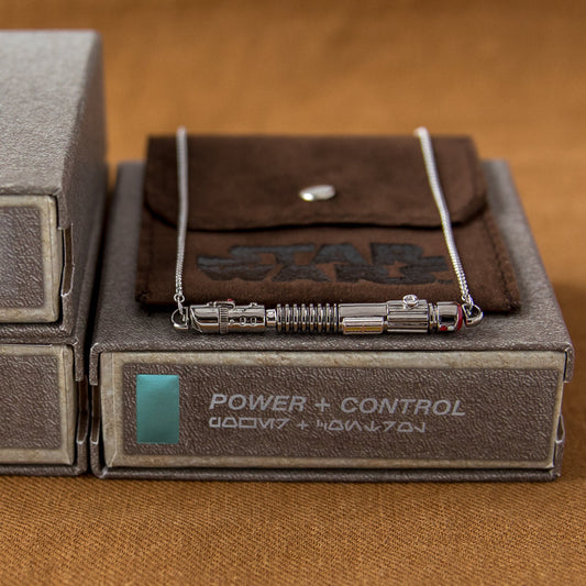 Star Wars x RockLove Power and Control Lightsaber Workshop Necklace in collector box.-5