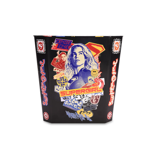 Supergirl 130 oz. Shield Popcorn Tin with Lid-2-2