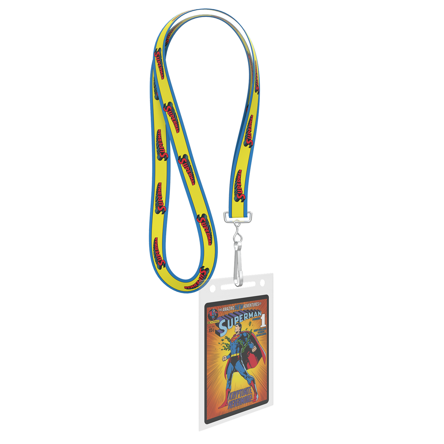 DC Comic Book Popcorn Tin with Lanyard - Superman