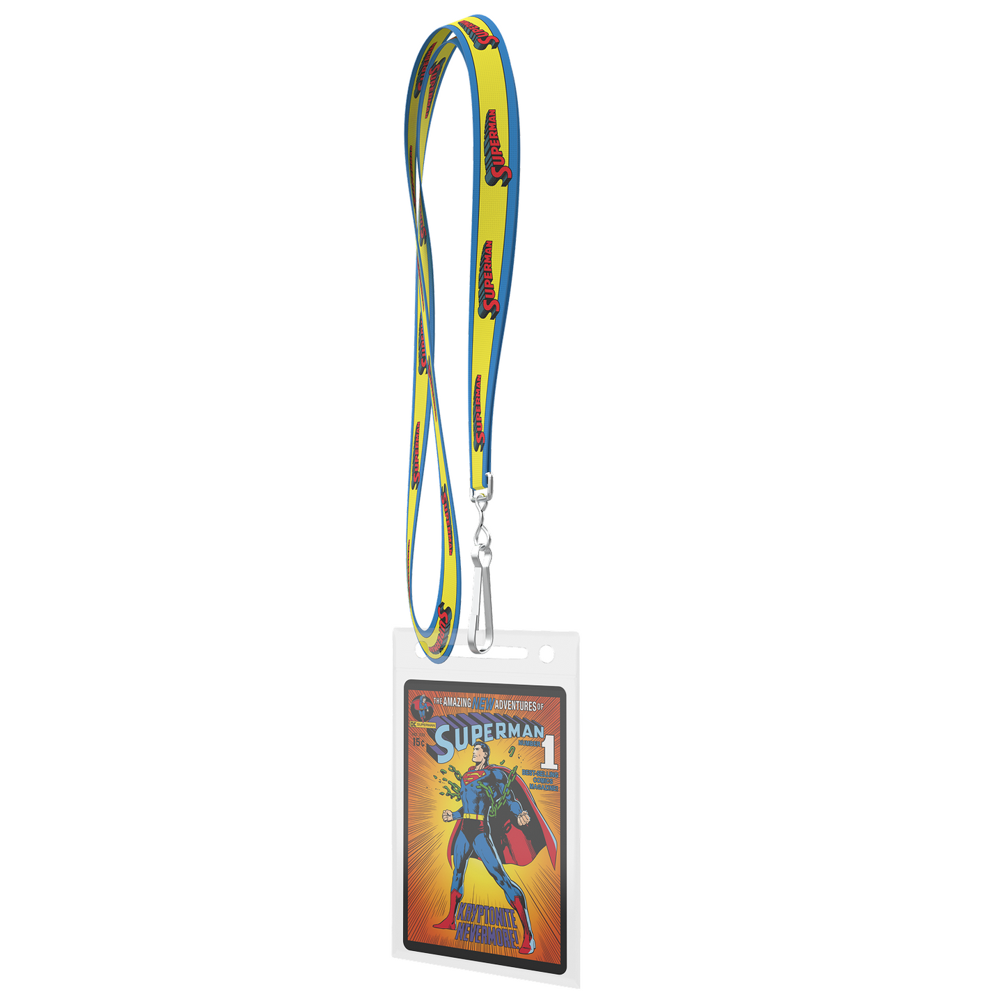 DC Comic Book Popcorn Tin with Lanyard - Superman