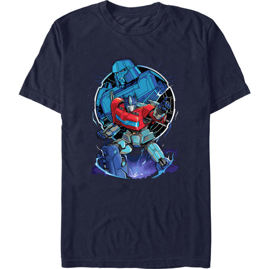 Transformers One: Optimus Prime And Megatron T-Shirt-0