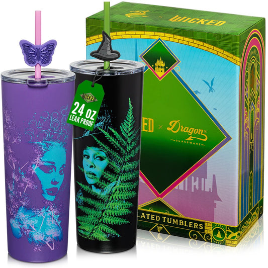 Wicked For Good Tumbler - 24 oz Set of 2-0