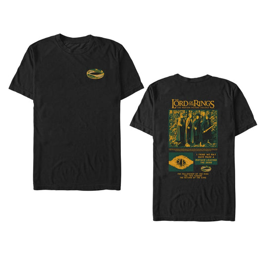The Lord of the Rings Hobbits Graphic T-Shirt Black-0