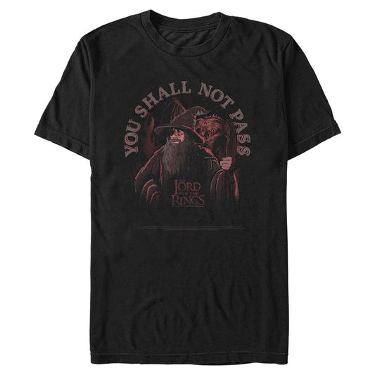 The Lord of the Rings You Shall Not Pass T-Shirt Black-0