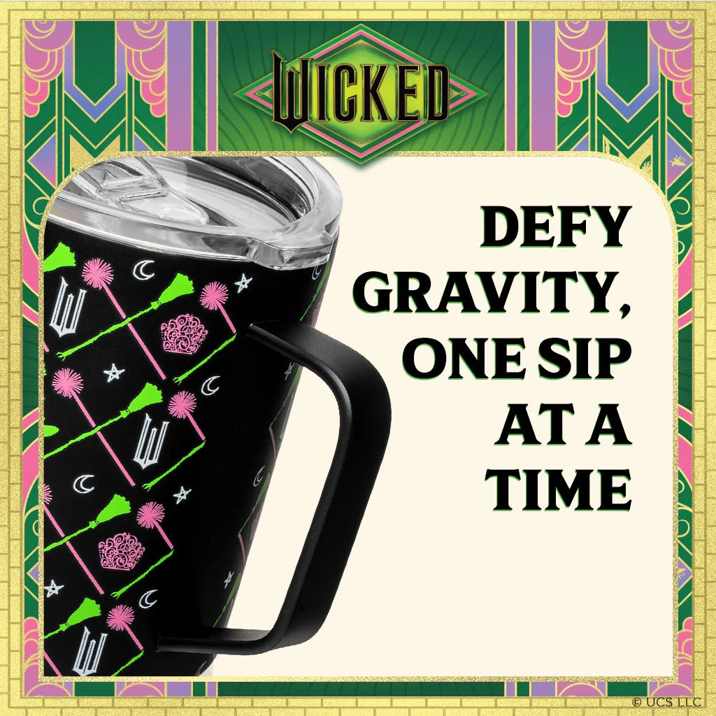 Dragon Glassware x Wicked 12 oz Stainless Steel Camp Mug - Black