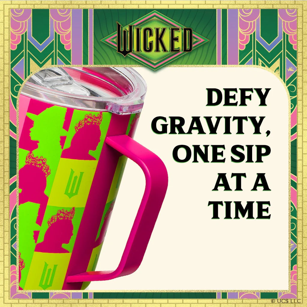 Dragon Glassware x Wicked 12 oz Stainless Steel Camp Mug - Pink