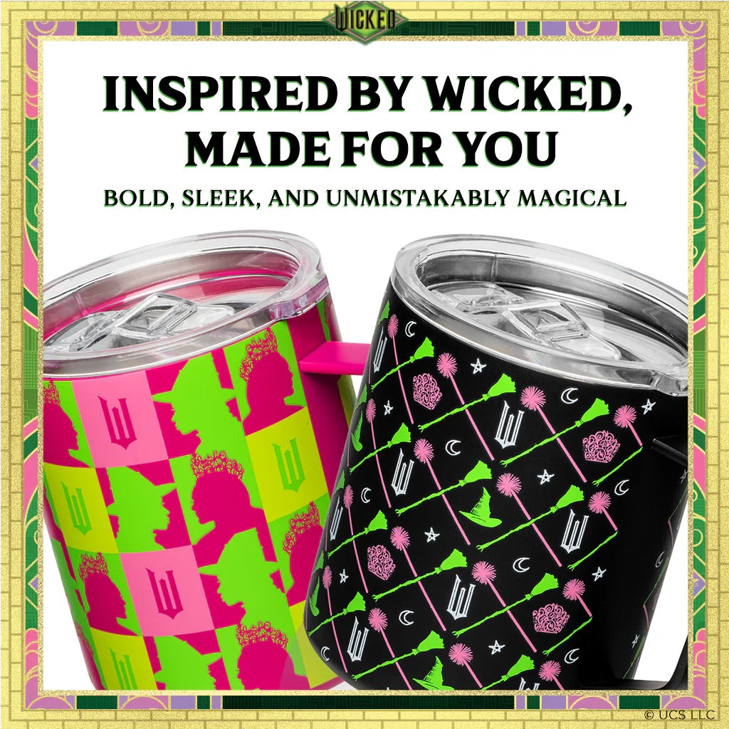 Dragon Glassware x Wicked 12 oz Stainless Steel Camp Mug - Pink