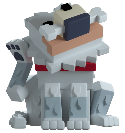 Minecraft Wolf Vinyl Figure-1