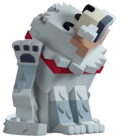 Minecraft Wolf Vinyl Figure-5