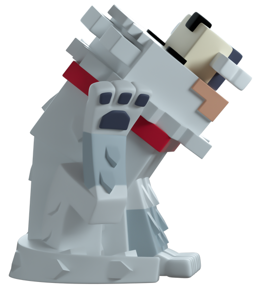 Minecraft Wolf Vinyl Figure-9